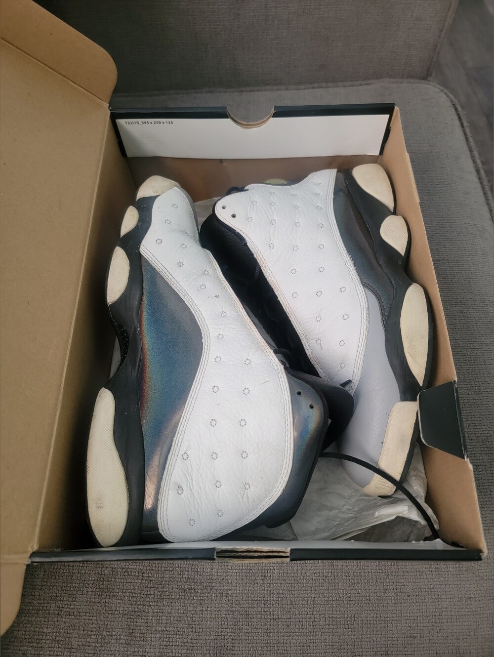 Air Jordan 13 "Barons" White / Tropical Teal / Black / Wolf Grey414571-115